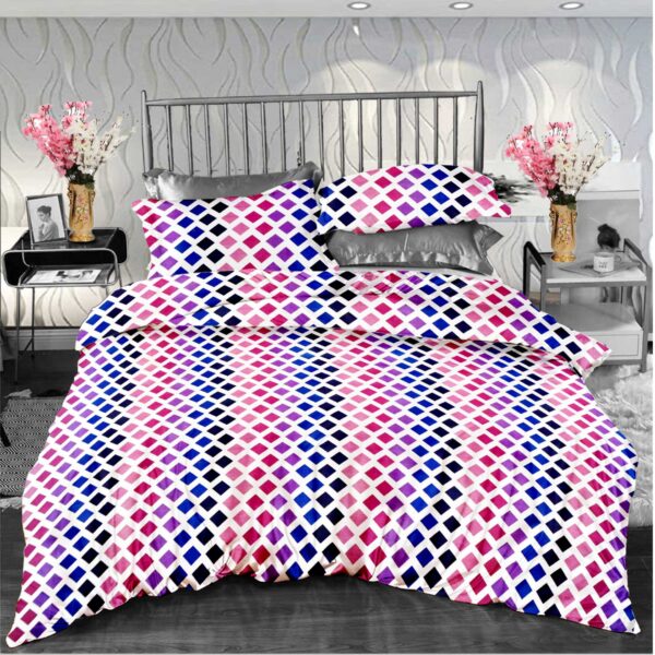 High-Quality Cotton Printed Double Size Bedsheet Set, Modern Style Geometric Design Double Size Bedsheet Set , Comfy Cotton Bedsheet set with Geometric Design, Beautiful Purple & Pink Cotton Double Bedsheet Set , Double Size Cotton Bedsheet with Geometric Print design, Soft Cotton Bedding in Geometric Purple & Pink Design, Multicolor Geometric Print on Cotton Double Bedsheet, Printed Cotton Bedheet Set, Cotton Double Bedsheet Set, Stylish Printed Bedhseet Set. , Cotton Printed Bedsheet set in ahmedabad, cotton printed bedsheet set in gujarat, Double Bedsheet in ahmedabad, bedsheet manufacturer in ahmedabad, Cotton Printed Bedsheet set in ahmedabad, cotton printed bedsheet set in gujarat, Double Bedsheet in ahmedabad, bedsheet manufacturer in ahmedabad.