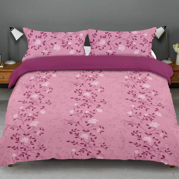 Sleep in Luxury with Our Floral Stripes Pink Cotton Double-Size Bedsheet Set, Double Size Pink Printed Floral Stripes Cotton Bedsheet Set, Floral Stripes Double Sized Cotton Set in Pink, High-Quality Cotton Double Size Bedsheet with Floral Stripes in Pink Print, Pink and Floral Printed Cotton Double Size Bedsheet Set with StripesCotton Double Size Pink Floral Stripes Printed Bedsheet Set, Stripes and Floral Pattern Double Size Cotton Bedsheet in Pink, Double Size Pink Printed Stripes Floral Cotton Bedsheet Set, Pink Floral Stripe Double Size Bedsheet Set. Cotton Printed Bedsheet set in ahmedabad, cotton printed bedsheet set in gujarat, Double Bedsheet in ahmedabad, bedsheet manufacturer in ahmedabad.