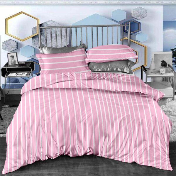 " Pink Double Size Cotton Stripes Printed Bedsheet Set, Cotton Striped Printed Double Size Bedsheet in Pink, Pink Cotton Striped Double Bedding Set, Stylish Double Size Pink Striped Cotton Bedding, Cotton Printed Stripes Pink Double Size Bed Sheets, Elegant Striped Cotton Double Sized Bedsheet in Pink, High-quality Cotton Striped Double Size Bedding in Pink, Modern Double Size Pink Striped Cotton Bedsheets, Durable Pink Striped Cotton Double Size Bedding Set, Double Sized Pink Cotton Striped Printed Bedsheet Set, printed cotton double size bedsheet set. Cotton Printed Bedsheet set in ahmedabad, cotton printed bedsheet set in gujarat, Double Bedsheet in ahmedabad, bedsheet manufacturer in ahmedabad."