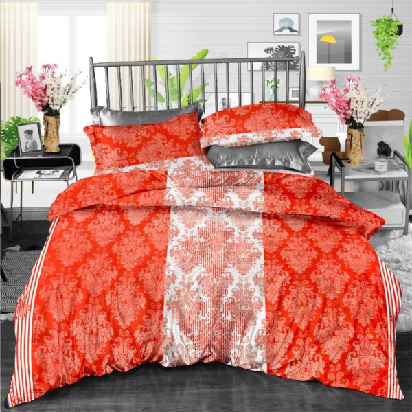 " Comfortable Red & White Cotton Ethnic Double Size Printed Bedsheet Set, Ethnic Style Cotton Double Size Printed Bedsheet Set in Red & White, Red and White Cotton Double Size Printed Bedsheet Set with Ethnic Design, Double Sized Cotton Printed Bedding Set in Ethnic Red & White Pattern, Red & White Printed Ethnic Double Size Cotton Bedsheet Set, Traditional Cotton Double Size Bedsheet Set in Red & White Printing, Double Size Cotton Printed Bed Linen Set in Ethnic Red & White Design, Ethnic Red & White Pattern Double Size Cotton Printed Bedspread Set, Cotton Ethnic Red & White Print Double Size Duvet Cover Set, Red & White Double Size Cotton Printed Ethnic Style Bedding Set, printed cotton double size bedsheet set. Cotton Printed Bedsheet set in ahmedabad, cotton printed bedsheet set in gujarat, Double Bedsheet in ahmedabad, bedsheet manufacturer in ahmedabad."