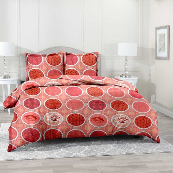 " ""Simple Cotton Double Size Printed Bedsheet Set in Red"", ""Red Double Size Printed Cotton Bedsheet Set"", ""Cotton Circle Designer Red Double Size Bed Sheets"", ""Quality Cotton Circle Designer Double Size Printed Bed Sheets in Red"", ""Cotton Double Size Printed Circle Red Bedsheet Set"", ""Affordable Double Size Printed Cotton Red Bedsheet Set"", ""Comfortable Cotton Double Size Printed Bed Sheet Set in Red"", ""Designer Red Cotton Bedsheet Set for Double Size Bed"", ""Premium Cotton Circle Designer Red Double Size Bed Sheet Set"", ""Cotton Circle Designer, Double Size, Red Printed Bed Sheet Set"", printed cotton double size bedsheet set. Cotton Printed Bedsheet set in ahmedabad, cotton printed bedsheet set in gujarat, Double Bedsheet in ahmedabad, bedsheet manufacturer in ahmedabad."