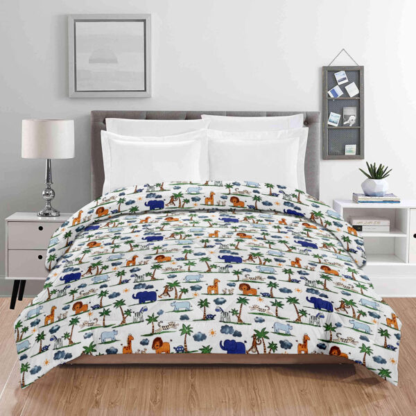 " Double Size Cotton Cartoon Print Comforter, Cartoon Print Comforter in Cotton Material, Cotton Fabric Double Size Cartoon Comforter, Comfy Cartoon Print Comforter in Double Size, Double Bed Size Cartoon Print Comforter, Comforter with Cartoon Print in Double Size, Cotton Crafted Double Bed Size Cartoon Print Comforter, Durable Cotton Cartoon Print Comforter for Double Bed, Cartoon Themed Double Size Cotton Comforter, Double Size Comforter with delightful Cartoon Prints, printed cotton double size bedsheet set. Cotton Printed Bedsheet set in ahmedabad, cotton printed bedsheet set in gujarat, Double Bedsheet in ahmedabad, bedsheet manufacturer in ahmedabad.