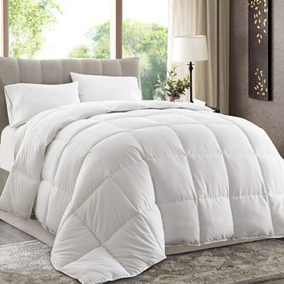 Plain White Comforter